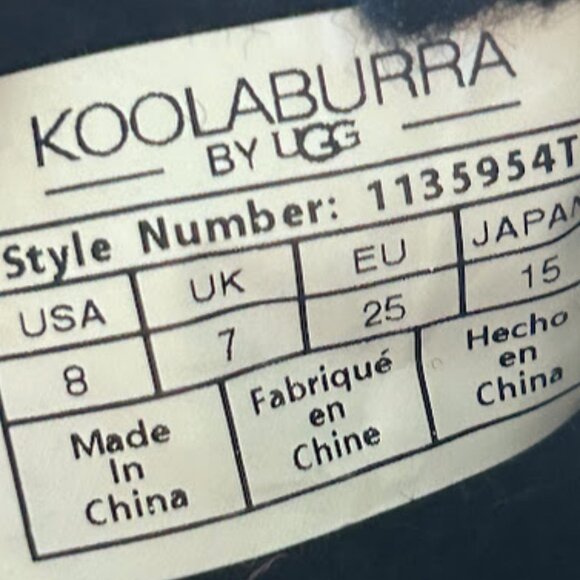 Koolaburra by Ugg 1090330 size 8 Toddlers VICTORIA SHORT BOOT Black Suede Bow - Picture 6 of 11